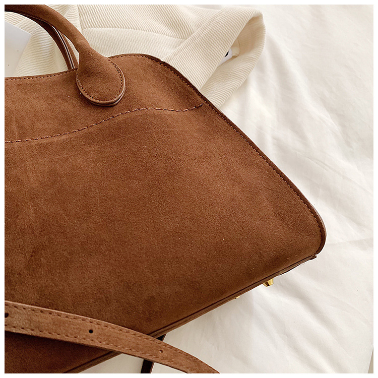 Vintage Large Capacity Handbag 2025 New Versatile Light Luxury Leather Tote Bag Commuter Women's Single Shoulder Bags