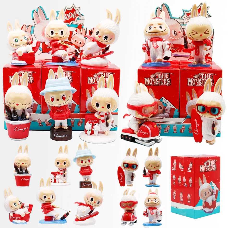 2025 Labubu Cola Series Blind Box Christmas Toys Model Desktop Cute Ornament Cute Anime Figure Gift Surprise Box ChildrenS Toys X250612