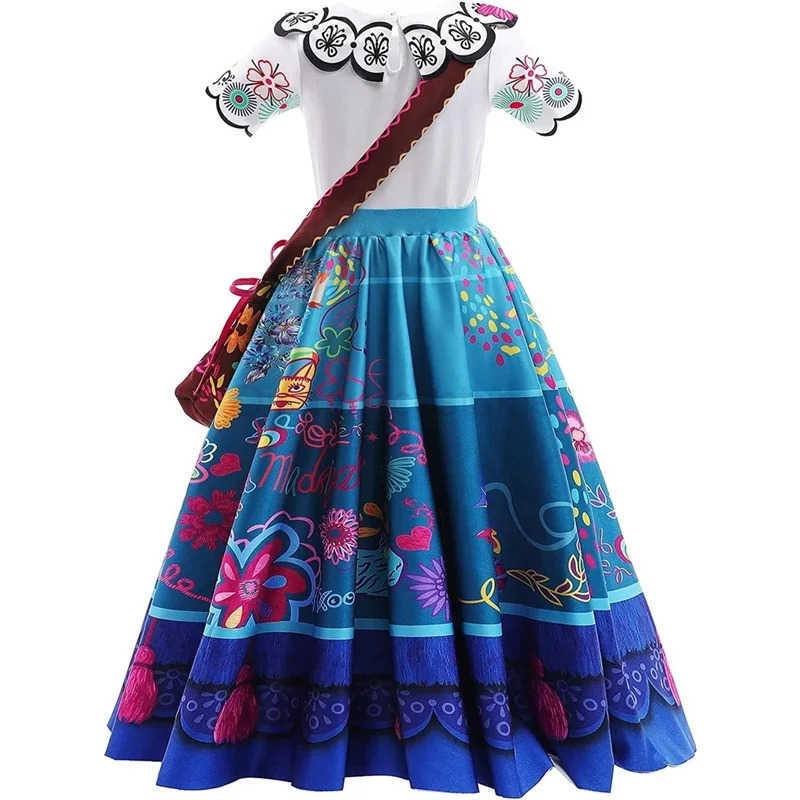 Disney Encanto Mirabel Dress Up bambini halloween Costume Cosplay 2-12Y Cartoon Fancy Carnival Birthday Party Costume Toddler Outfit X250612