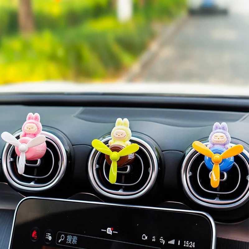 Cute Labubu Car Air Freshener Perfume Diffuser Outlet Fragrance Cartoon Decor Auto Accessories Toys Gifts X250612