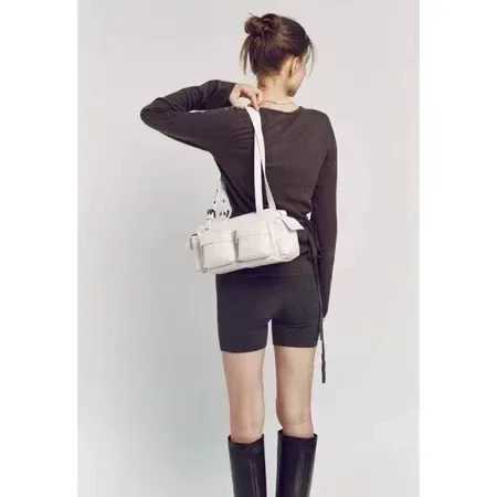 South Korean SAMO ONDOH Hong Eun-chaes same motorcycle bag samoondoh Song Yuqis same shoulder bag under the arm Z250612