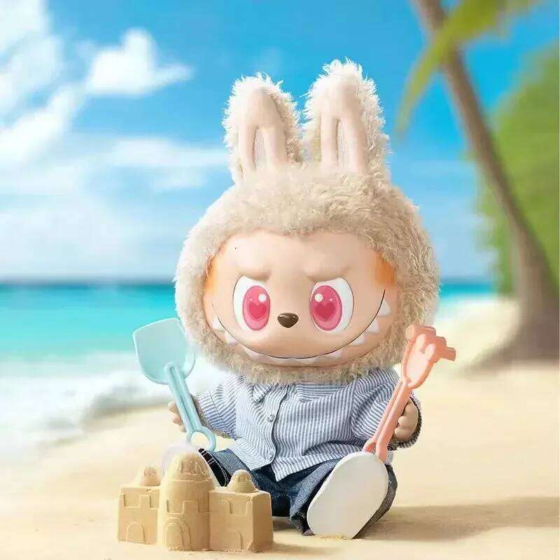 Labubu Big Vinyl Doll Flip with Me Series Fashion Toy Cute Monster Decoration Ideal Christmas Gift for Collectors