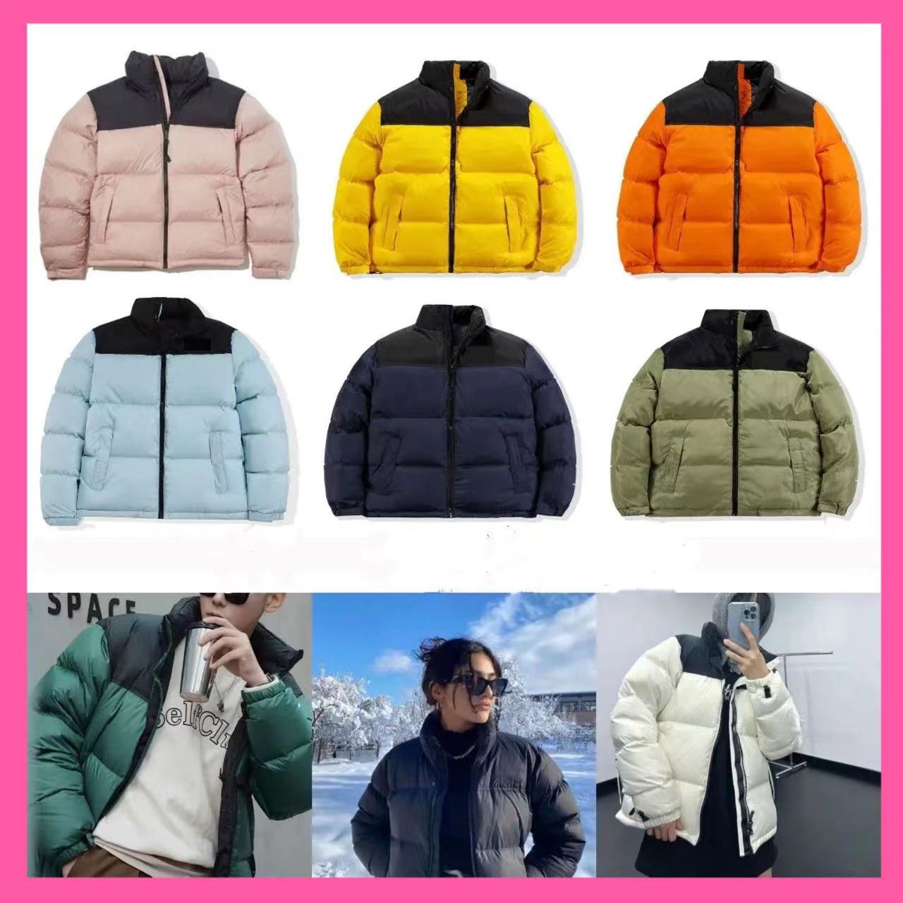 puffer jacket coat jacket puffer Shorts and pants women mens Hooded Parkas letter printing Couple Clothing windbreaker thick coat wholesale 2 pieces 5% dicount