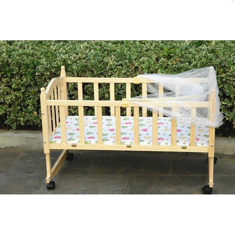 Baby Crib Netting Mosquito Net for Sleeping Bed Mesh Kids Outdoor Folding Portable Cradle Cover 250604z
