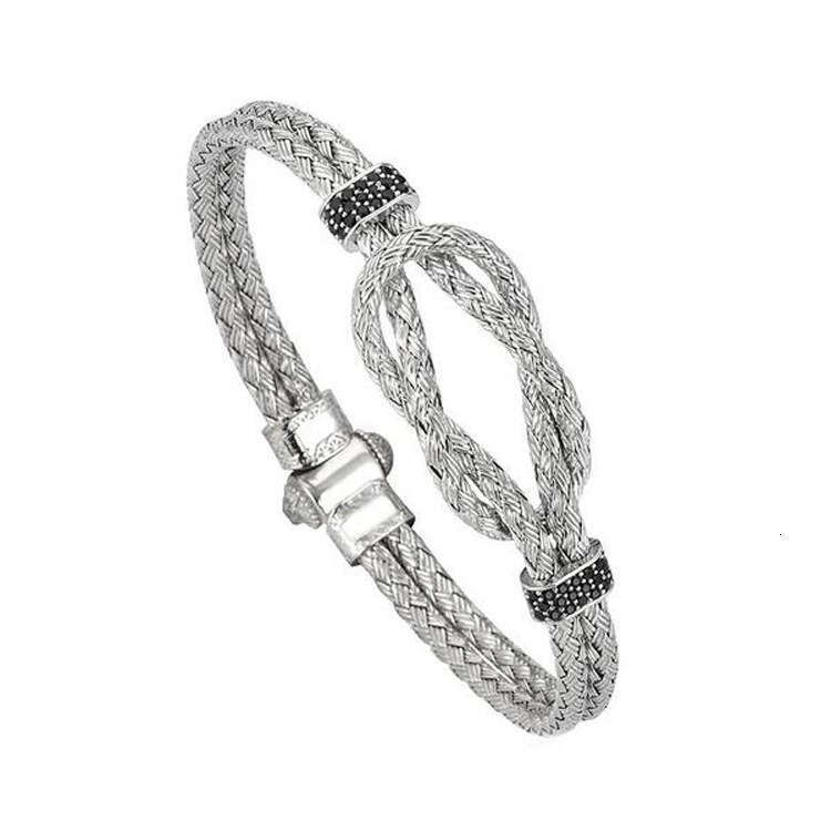 Hot Selling Wire Braided Fashion New 316L Stainless Steel Men's Bracelet