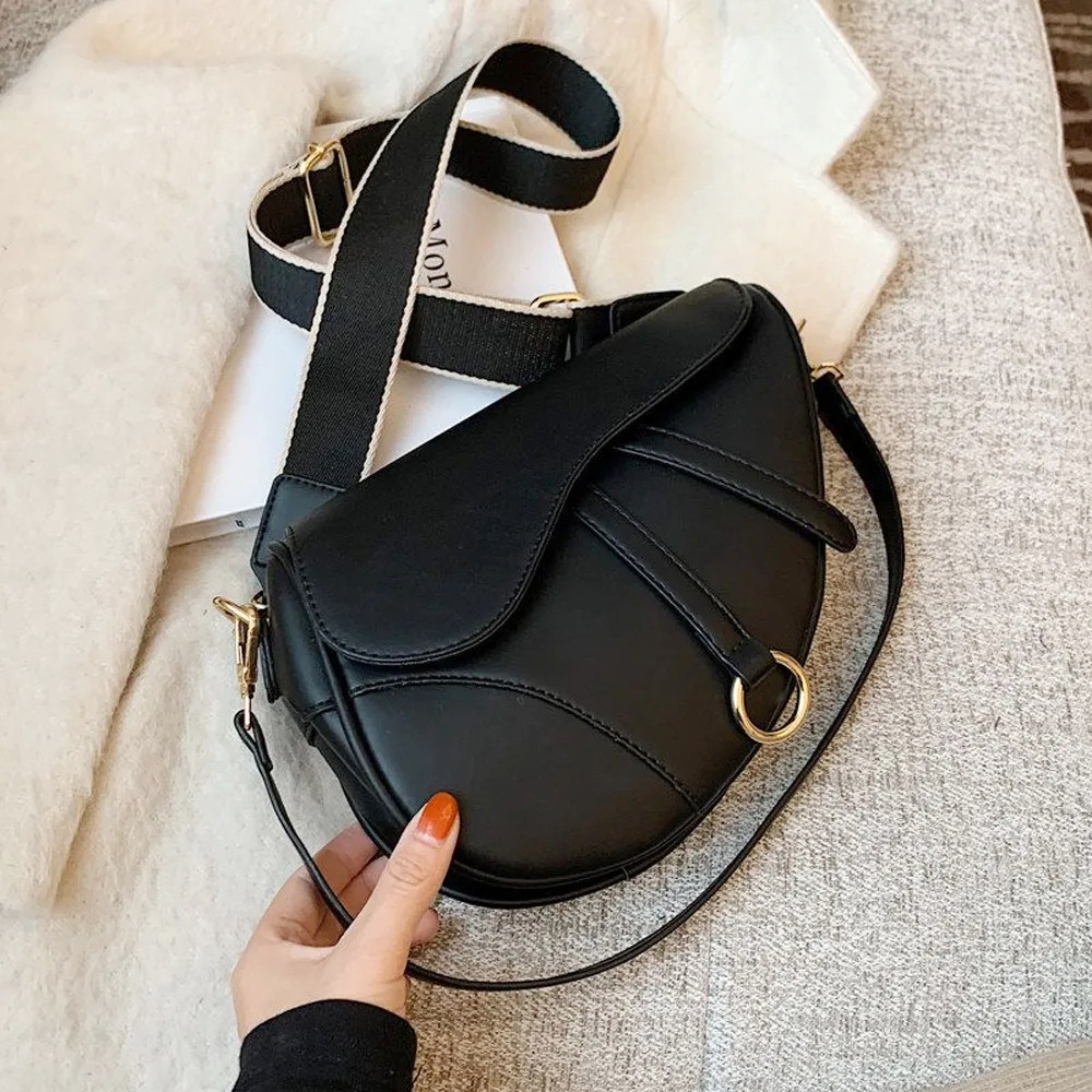 Designer Bag Shoulder Bag Luxury Saddle Bag Fashion Crossbody Bag Tote Bag New Casual Handbag High Quality Women's Leather Purse Classic Black Ba