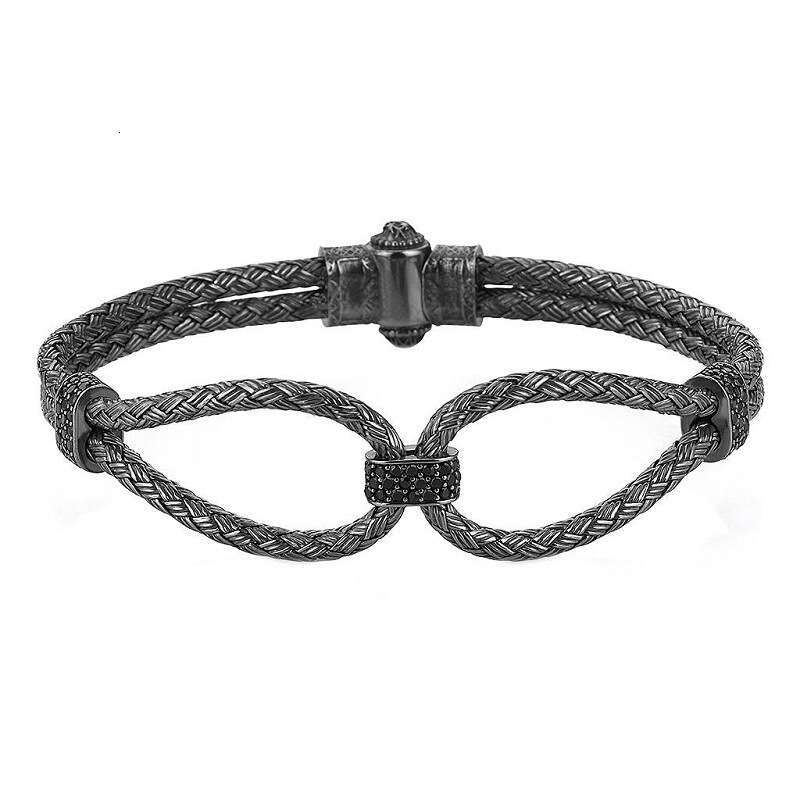 316L Stainless Steel Fashion New Women's Trendy Wire Rope Bracelet
