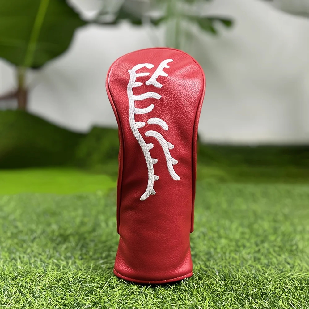 red golf club head cover Durable waterproof golf accessory providing the protection for your golf club. 250612