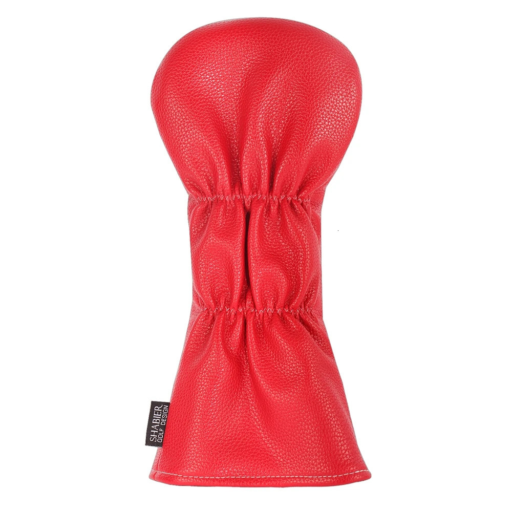 Red Synthetic Leather Golf Headcover Square Large Mallet Blade Putter Headcover 460CC Driver covers 250612