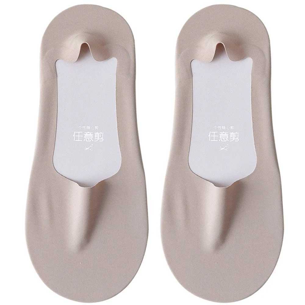 10 Pairs/Pack Invisible Ice Silk Men Socks Deodorant Sweat-absorbing Summer Thin Breathable Silicone Non-slip Socks T250612