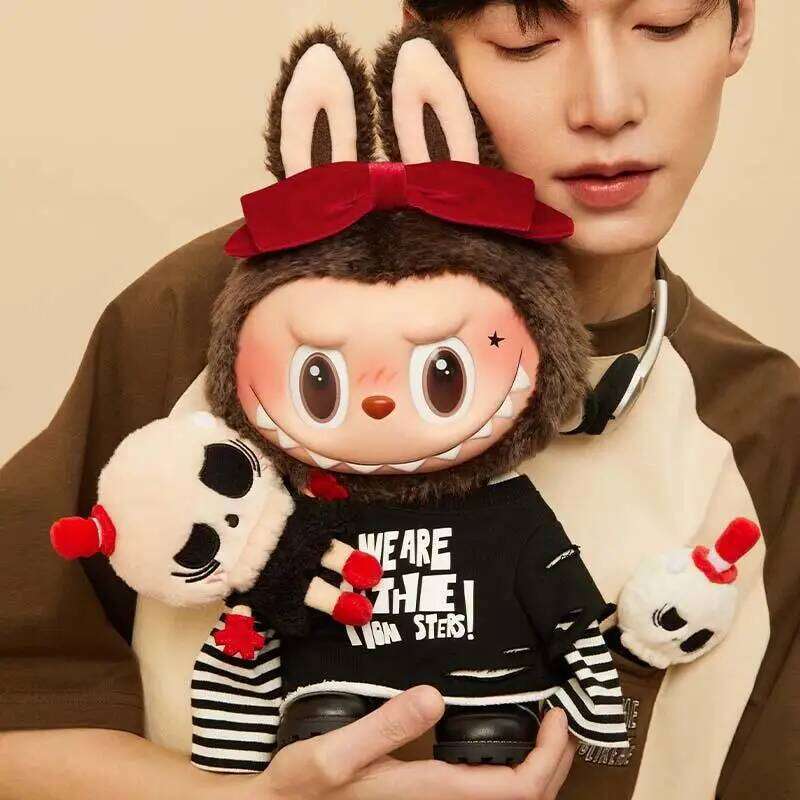 Labubu Valentine's Day Limited Edition Plush Toy Bubble Mart Big Doll Collectible Figures Soft Stuffed Toys For Lovers