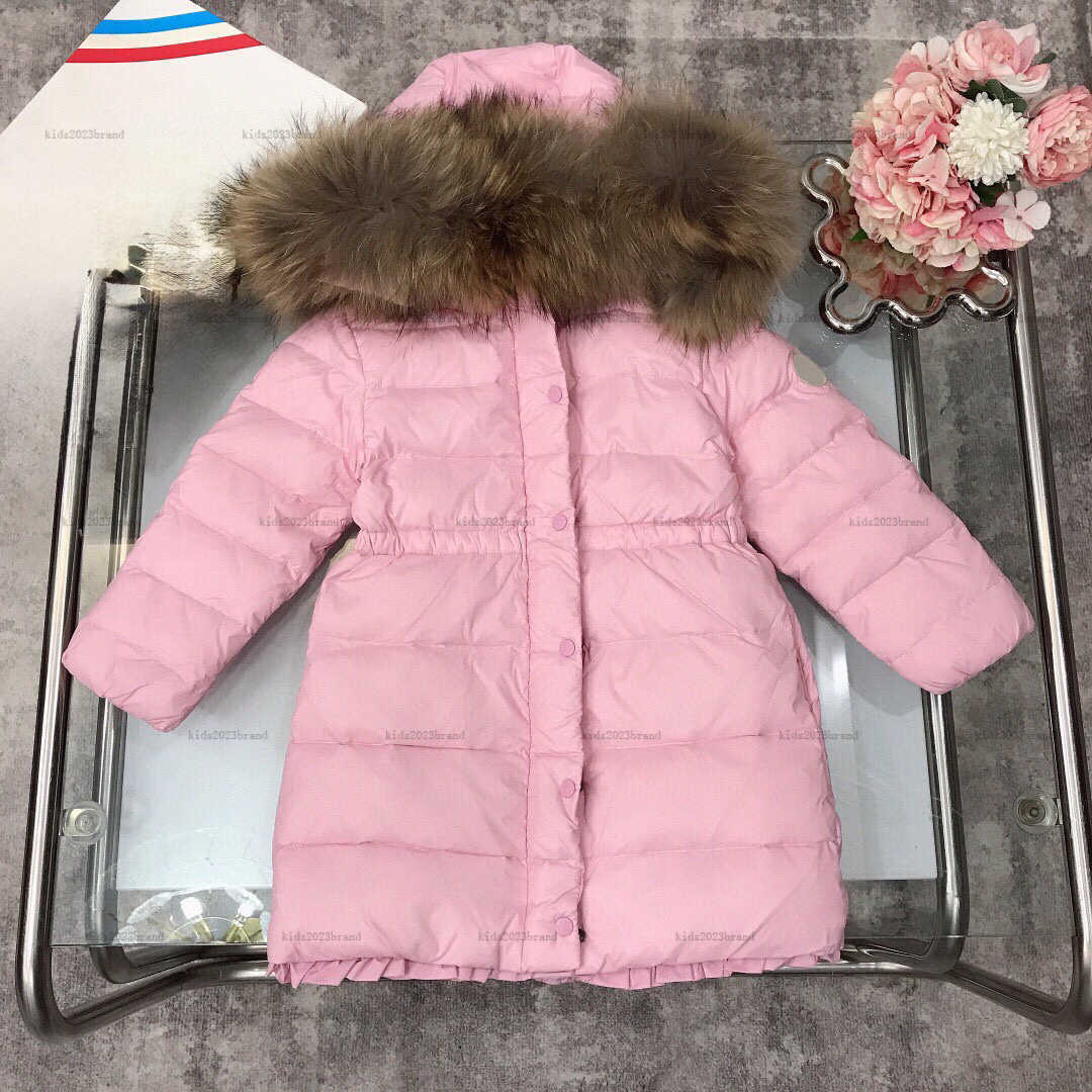New baby Down Jackets Simple solid color child Winter Warm clothing kids designer clothes boys girl down coat A978X27N235