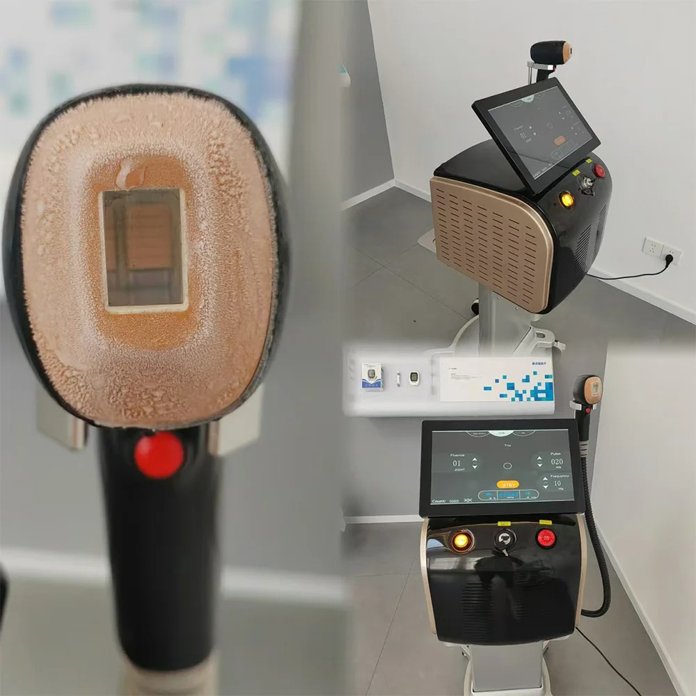 Newest Laser Hair Removal Device Diode Laser 755 808 1064nm Ice Point Painless Permanent Hair Removal Machine Professional Edition