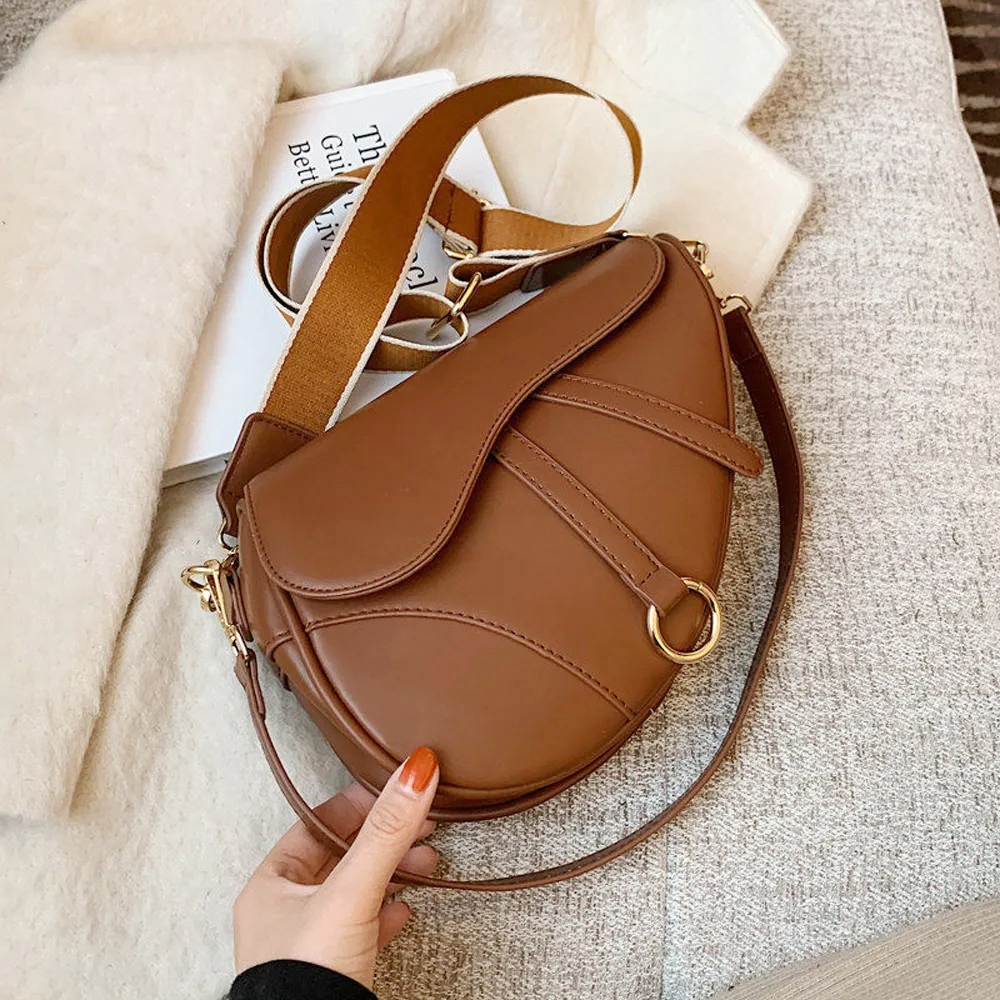 Designer Bag Shoulder Bag Luxury Saddle Bag Fashion Crossbody Bag Tote Bag New Casual Handbag High Quality Women's Leather Purse Classic Black Ba