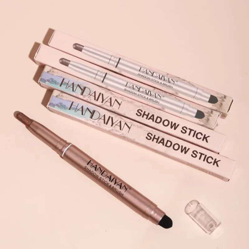 Colorful Stick Pink Brown Green Black Eyeshadow Pencil High Gloss Pearlescent Shadow Sticks Waterproof Stage Makeup free shipping