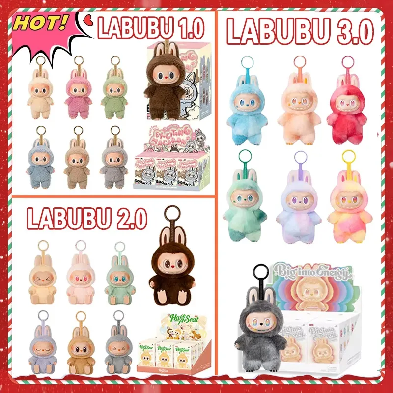labubu Hot Ins Pop Mart Anime Figure Labubu Doll Have A Seat Series Vinyl Pendant Dolls Model Toy Cute Monster Replica Keychain Toys Kids's Birth