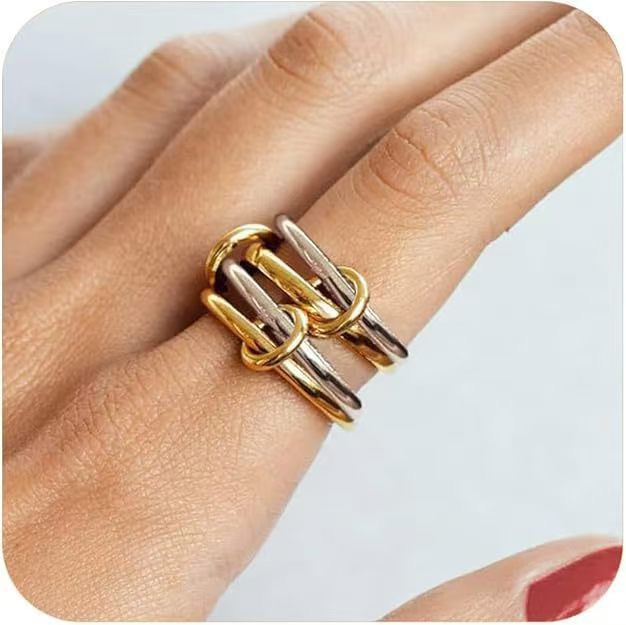 Jewelry rings luxury gold ring women with Diamond Ring Gothic Unisex rings overlapping designer jewelry gifts carefully crafted