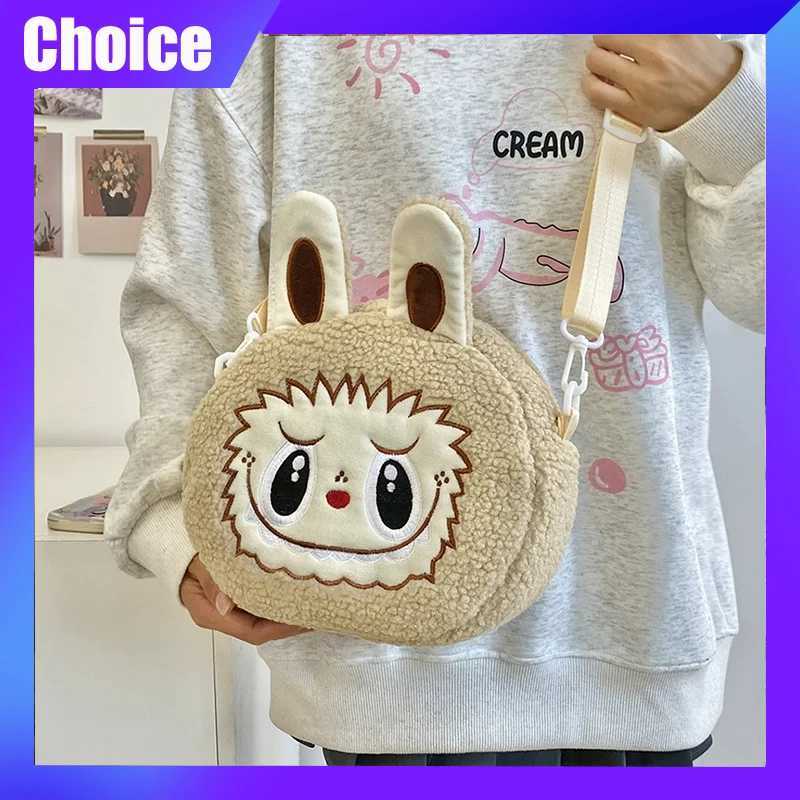 LABUBU Crossbody Bag Anime Kaii Shoulder Bag WomenS Bag Casual Fashion Children Outdoor Bag Coin Purse Birthday Gift XJ250612