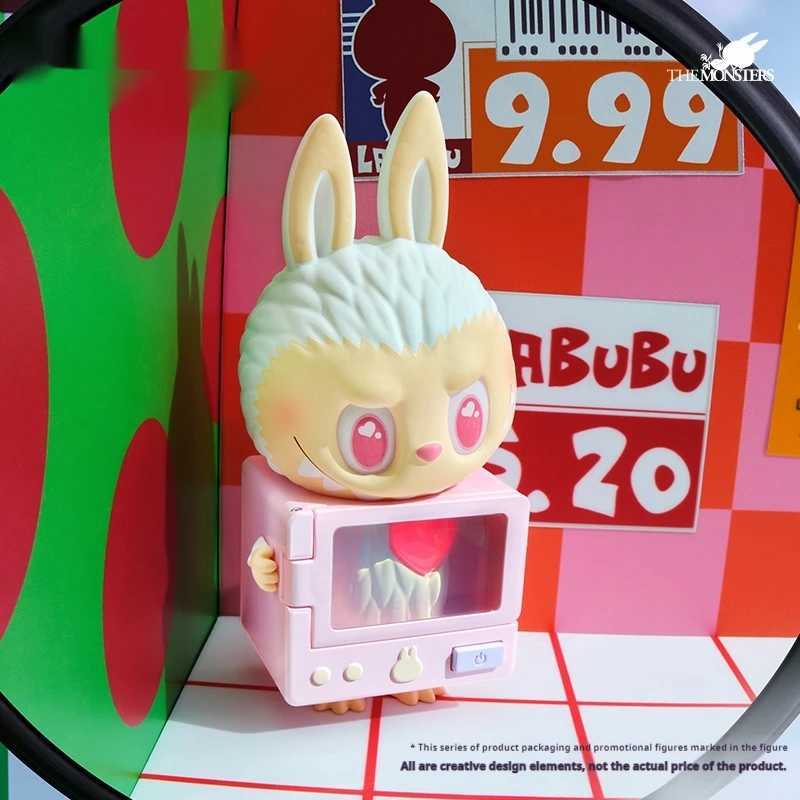 100% Genuine Labubu Wacky Mart Series Fried Shrimp Vinyl Hanging Card Blind Box Ornaments Pendant Toy Gift Shipment On The 12th X250612