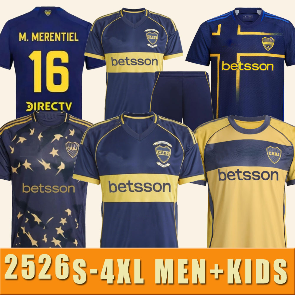 2025 2026 S-4XL CAVANI Boca Juniors Soccer Jerseys MARADONA BENEDETTO MARCOS ROJO CARLITOS DE ROSSI Special 120th BARCO JANSON MEDINA football shirt