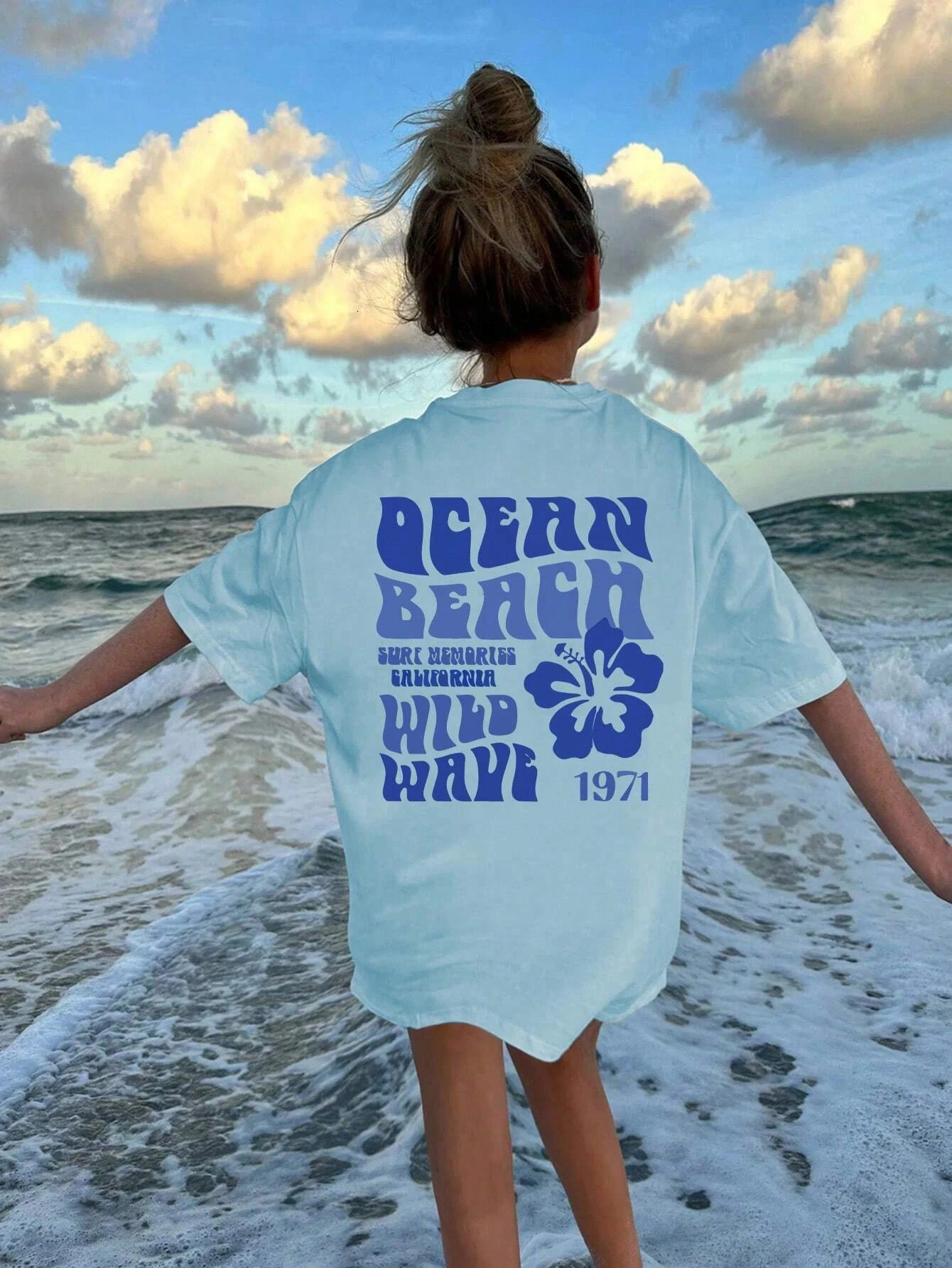 Summer Fashion Short Sleeve Cute Pattern Letters Printed Cotton Round Neck Loose Casual TShirt Childrens Clothing 250604z