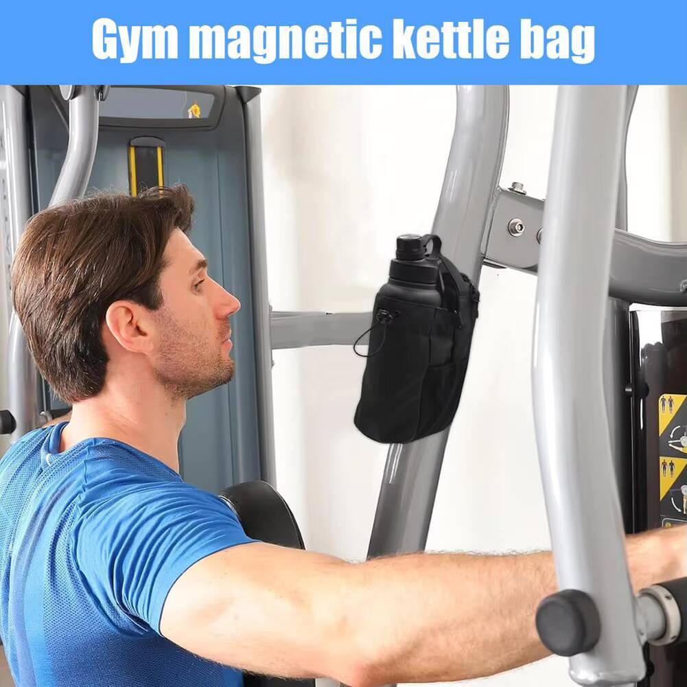 Magnetic Gym Sling Large Capacity Phone Holder Crossbody Portable Travel Bag for Outdoor Sports and Activities ddmynov