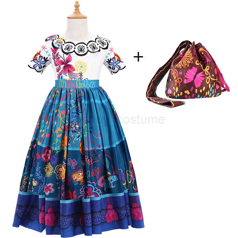 Disney Encanto Mirabel Dress Up bambini halloween Costume Cosplay 2-12Y Cartoon Fancy Carnival Birthday Party Costume Toddler Outfit X250612