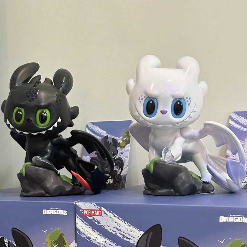 Labubu os monsters How to Train Your Dragon Figure Toothless PVC Model Kit Ornament Collection Gift Toy for Kids X250612