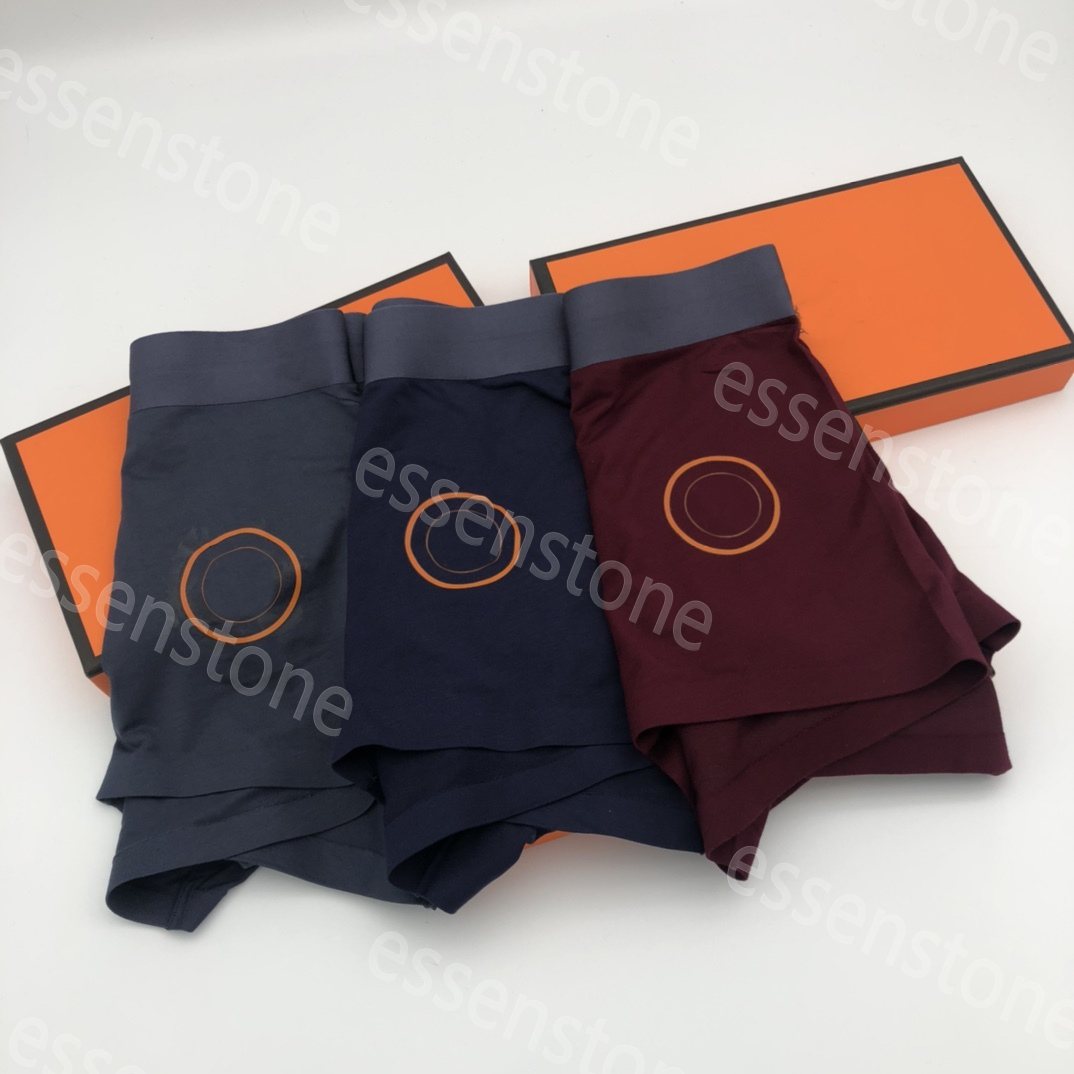 25ss Mens Underpants designer boxers h underwear fashion luxury High quality underwears cotton Breathable comfort 3 Pieces in a Box Asian code L-XXXL