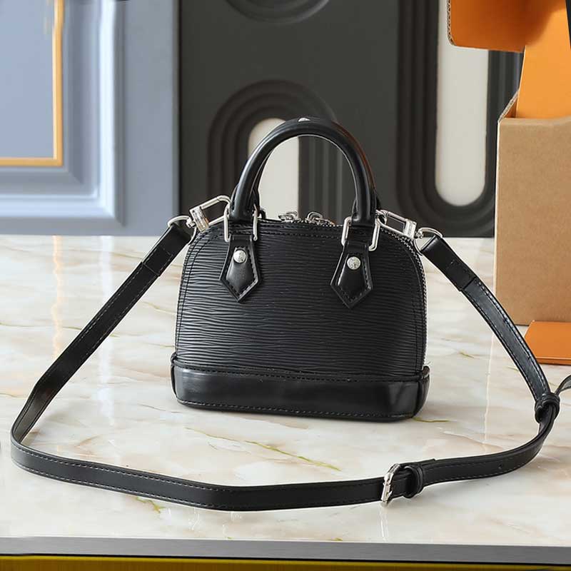 Luxury Bag designer purse mini women handbag top quality shoulder bag glossy leather shell bag small water ripples tote crossbody pocket 18cm M81945 82411 82717