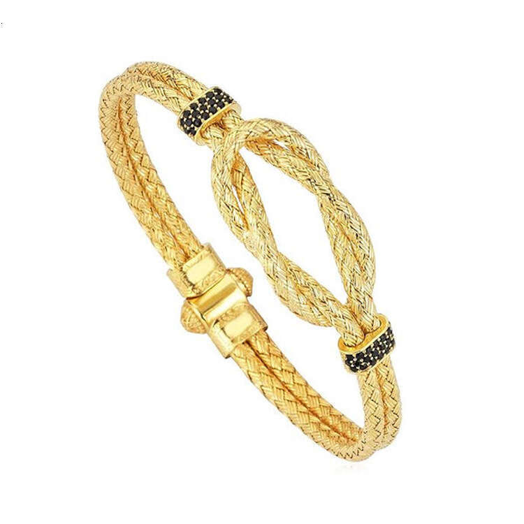 Hot Selling Wire Braided Fashion New 316L Stainless Steel Men's Bracelet