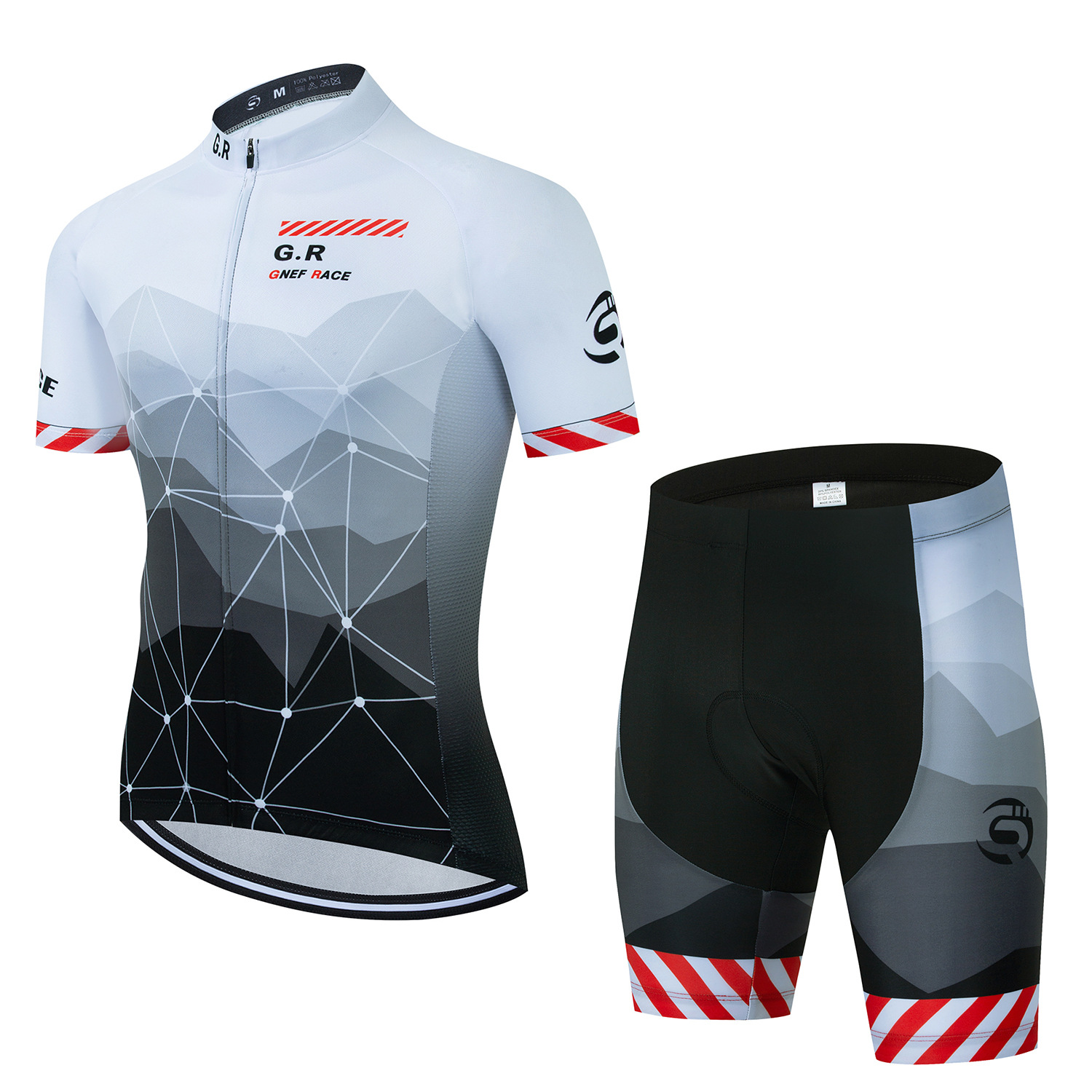 Free shipping Sportswear professional men women road bike breathable short sleeved shorts set mountain bike clothing plus size