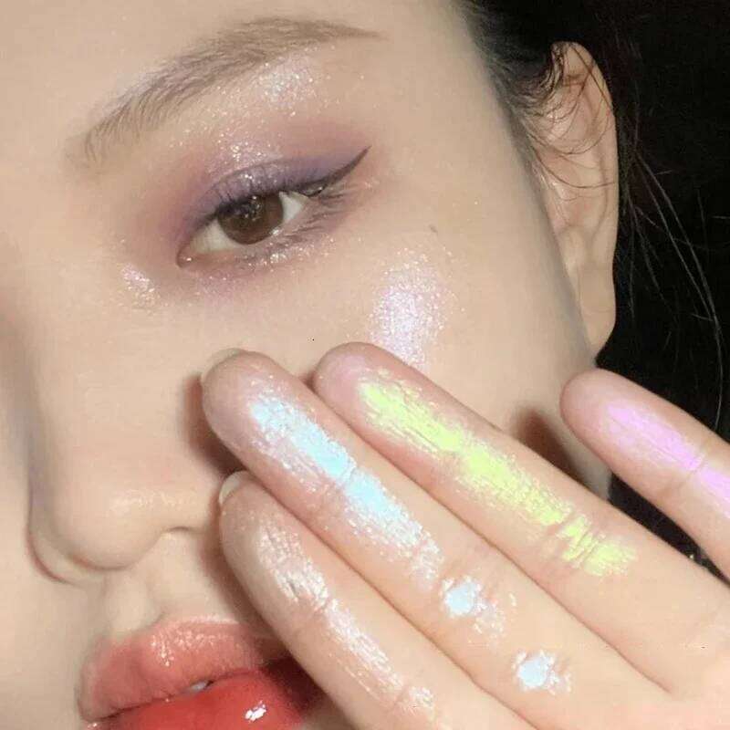 Dia Glitter Monochrome Palette Discoloration Eyeshadow Highlighter Sequins Waterproof Lasting Eyes Makeup Pigments free shipping