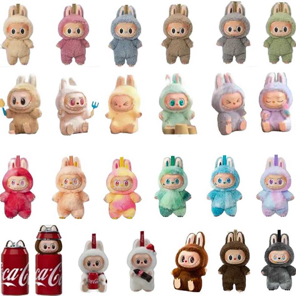 New Genuine Labubu V1 V2 V3 Heartbeat Macaron Have A Seat Big Into Energy Series Pendant Doll Decor Keychain Collection X250612