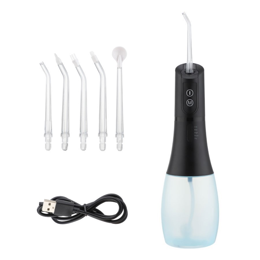 Oral Hygiene Care Products Portable Ultrasonic Smart Scaler 5 Mode Flosser Long Battery Life Portable Flosser 400ml Flosser Dental Cleaner
