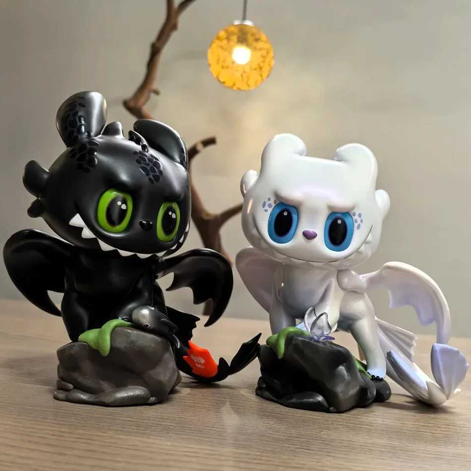 Labubu os monsters How to Train Your Dragon Figure Toothless PVC Model Kit Ornament Collection Gift Toy for Kids X250612