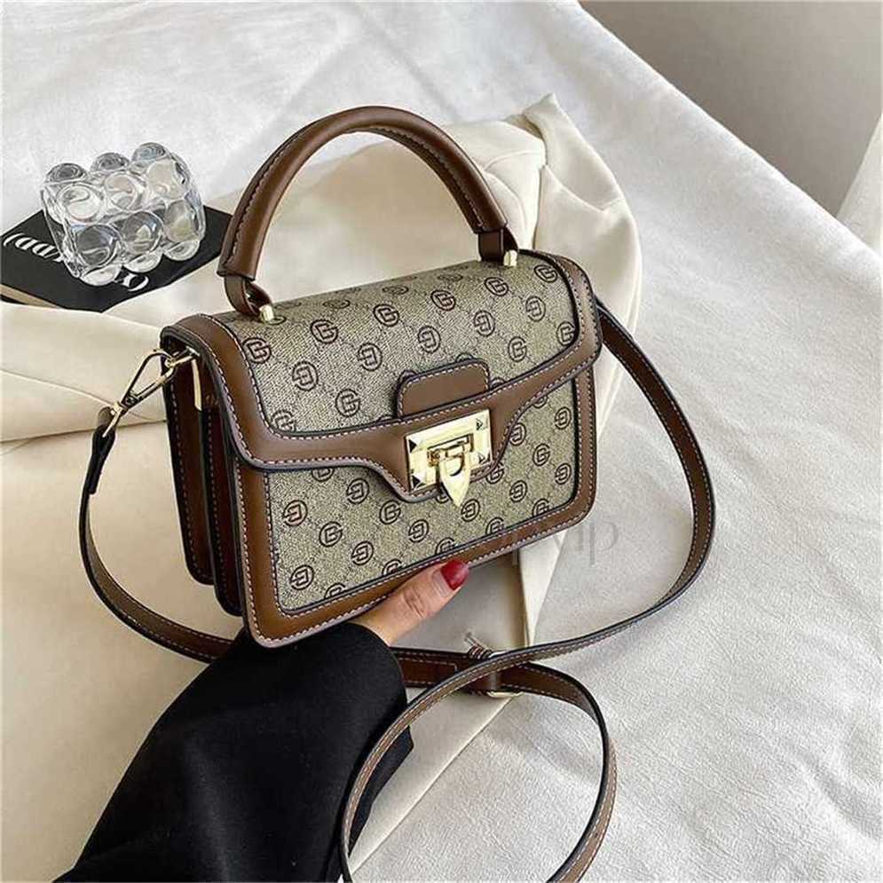 Messenger Bags popular printed portable small square bag womens 2026 new fashion winter one shoulder messenger clearance High-quality online retail and wholesale