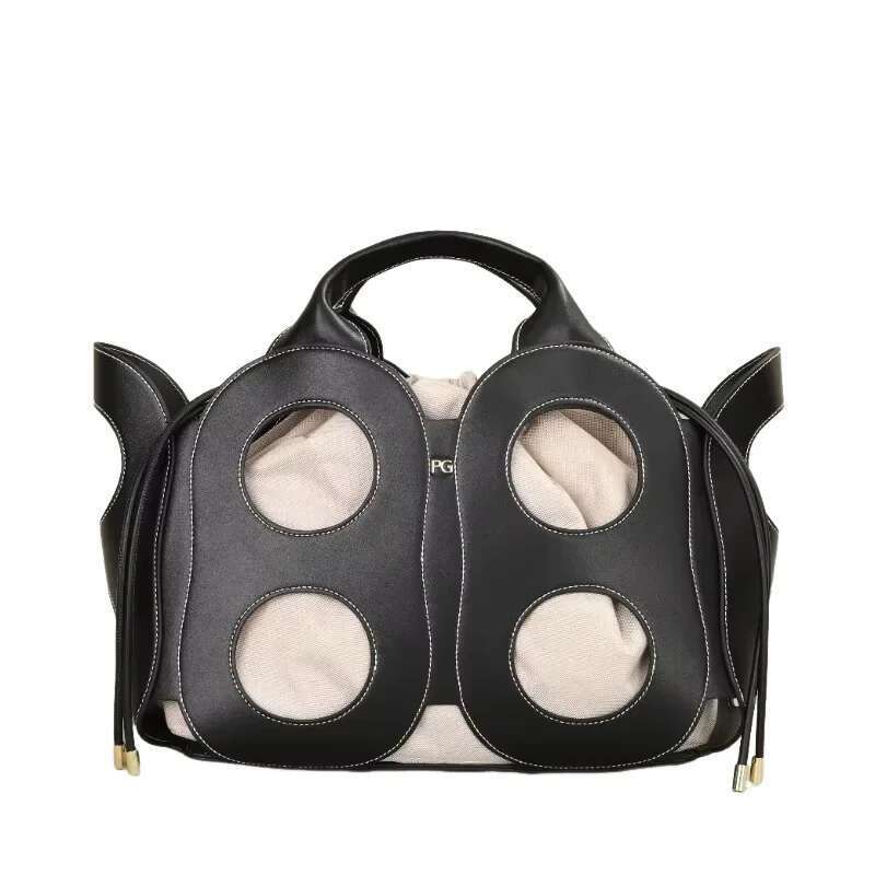 PG High Quality Brand Minimalist Design Shoulder Bag 2025 New Trend Cutout Symmetrical Handbag Women's Tote