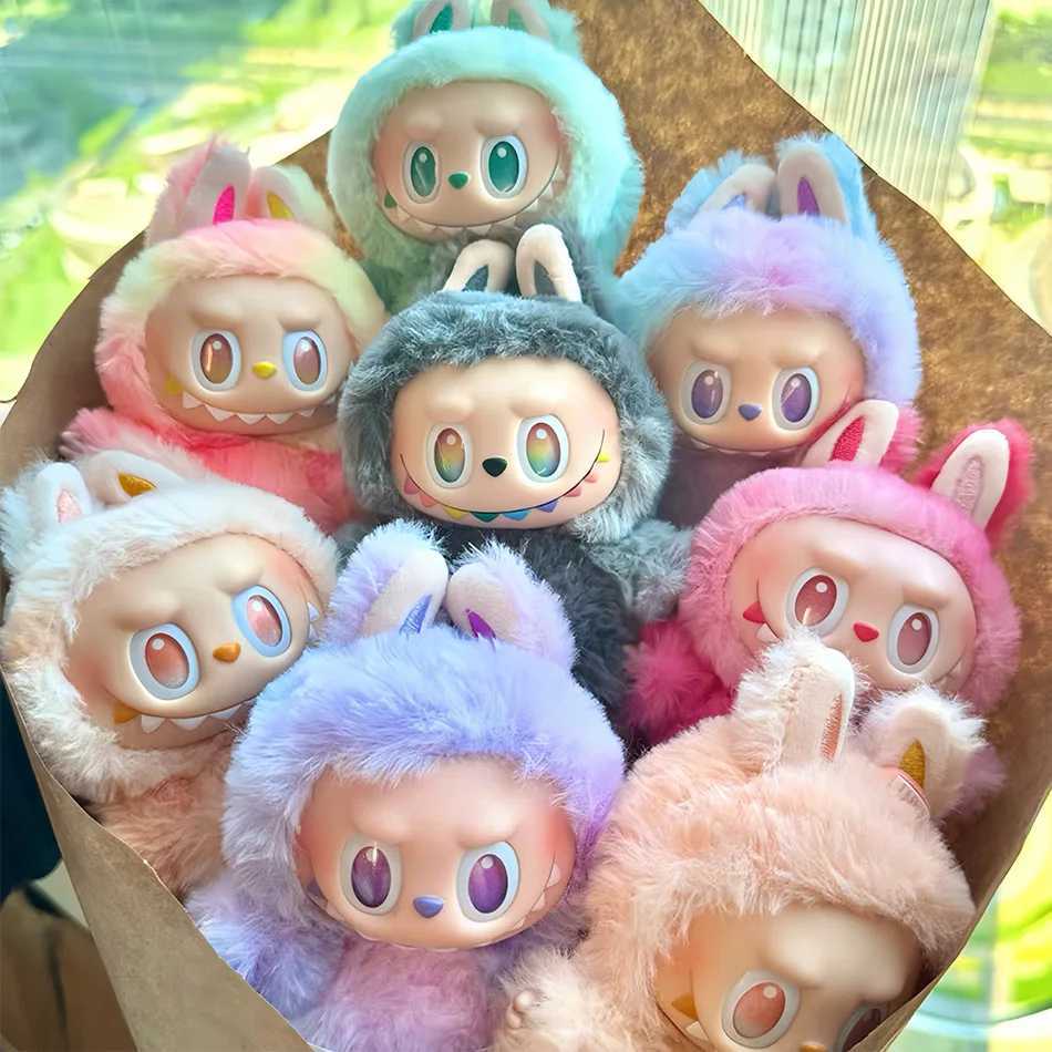 Genuine Labubu The Monsters Vinyl Face Doll Heart-Moving Macaron 3.0 Labubu Doll Blind Box Blind Figure Birthday Gift Authentic X250612