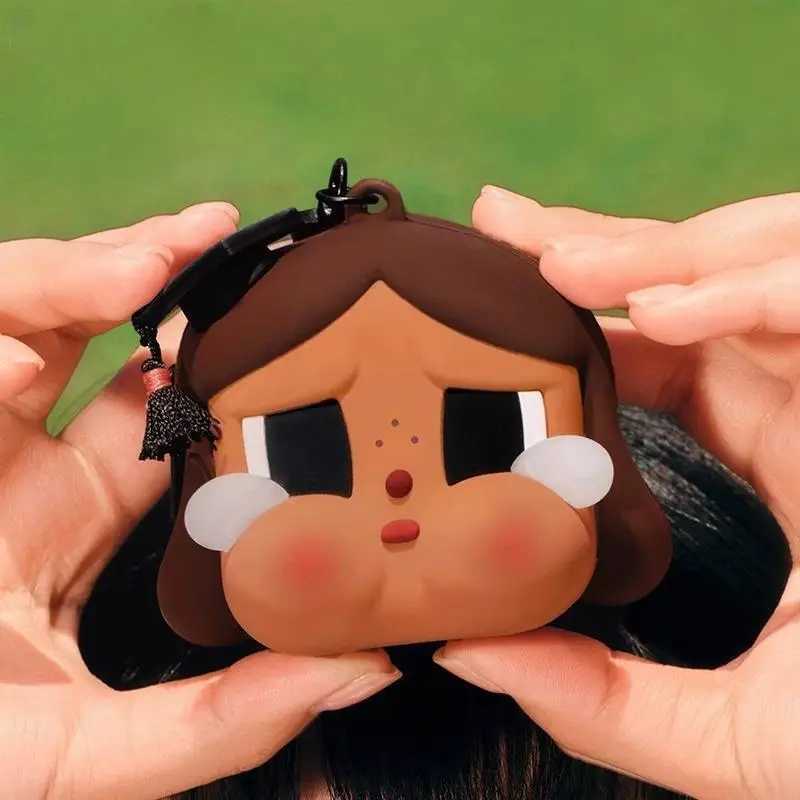 Genuine Labubu Anime Peripherals Crybaby Dimoo Date Day Headphone Bag Cute Hanging Accessory Headphone Case Girl Birthday Gifts X250612