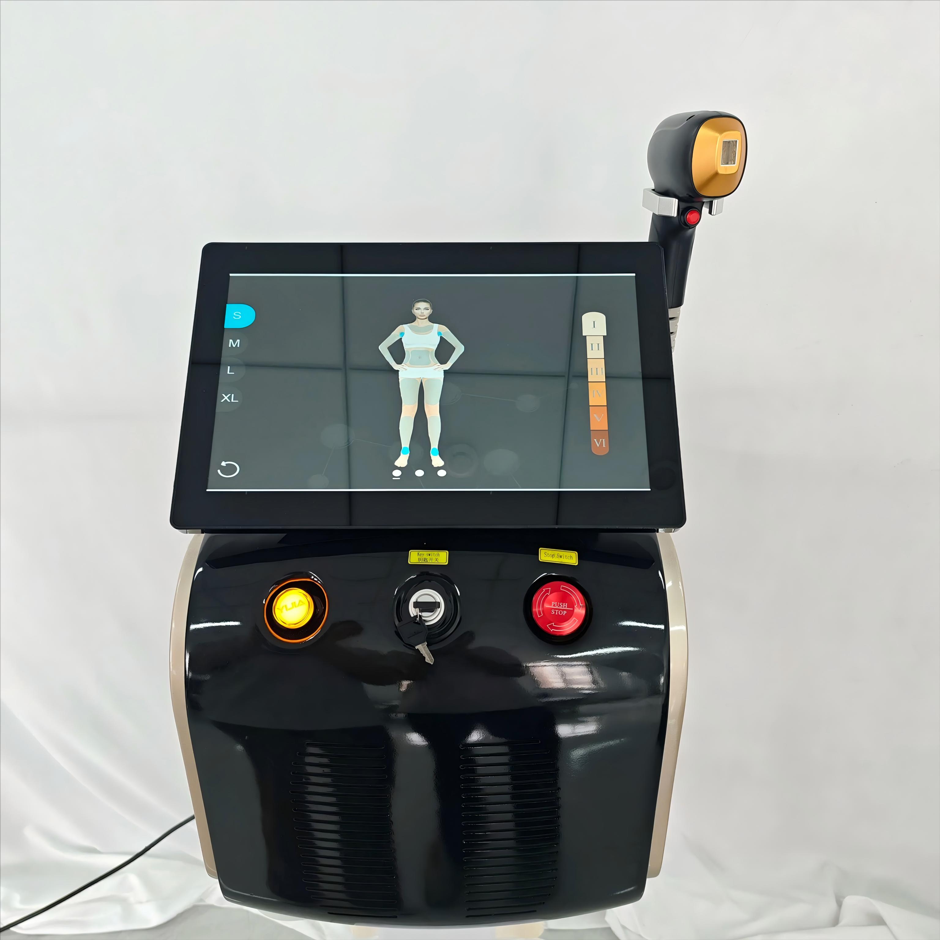 808nm Diode Laser Hair Removal Device Suitable for Men and Women Full Body Hair Removal Freezing Point Cooling Technology