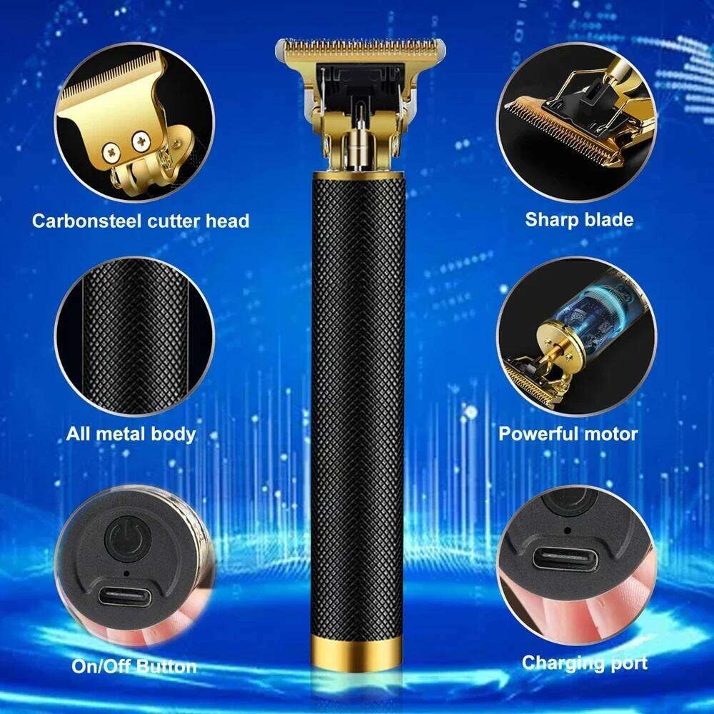 Electric Rechargeable Clipper hine Barber For Men Hair Cutting Professional Beard Trimmer g250612