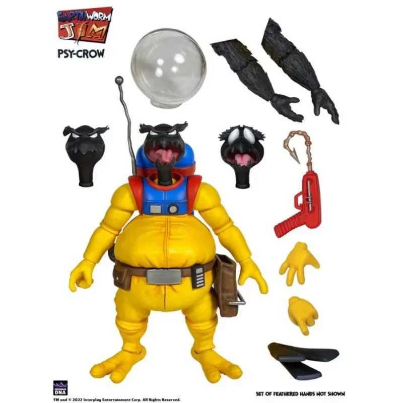 Plush Wall Stuff PDNA Earthworm Jim Wave 1 Psy-Crow Bob The Killer Gold Fish Snot Doll Gifts Toy Model Anime Figures Collect Ornaments