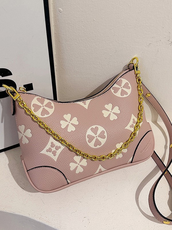 Designer's 2025 new style high-end and elegant printed women's single-shoulder bag, handbag, crossbody bag, underarm bag, free shipping