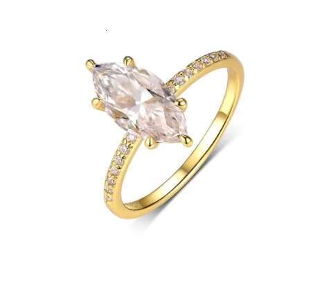 S925 Silver Moissanite Ring Is a Hot Sale on the Independent Website. Its a Simple and Classic Moissanite Ring