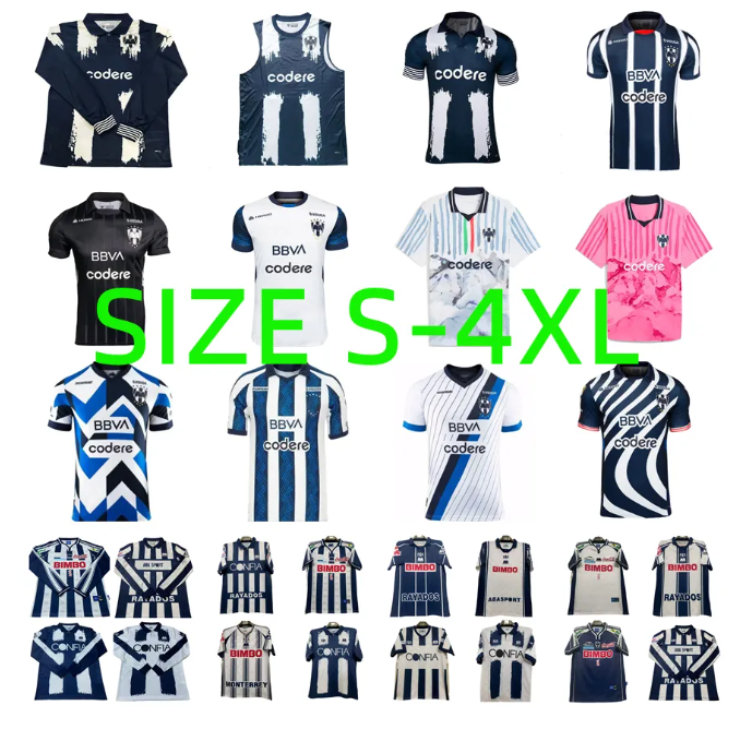 2025 2026 CF Monterey CANALES Soccer Jerseys Rayados 2025 Club World Cup R.FUNES MORI E.AGUIRRE MEZA R.AGUIRRE ROMO G.BERTERAME BERTERAME CANALES CORTIZO Men Kids
