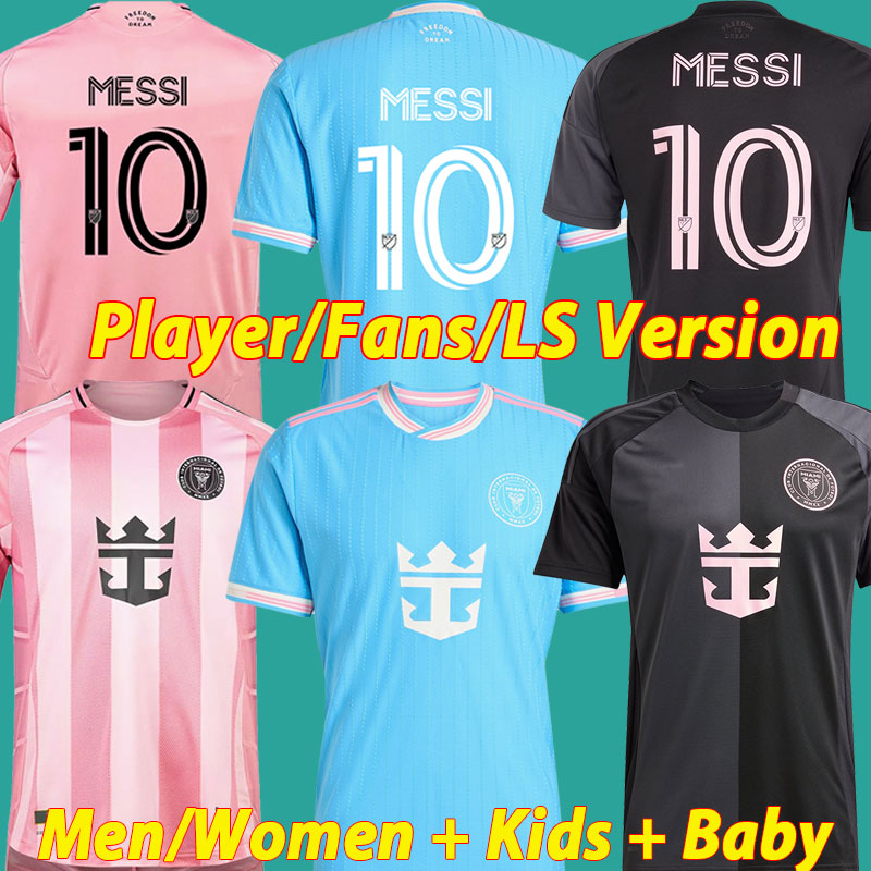 SUAREZ MESSIS 2025 2026 Third Soccer Jerseys Interes Miamis FC Joint 25 26 3rd Player Fans version shirt Matuidi CAMPANA Women football Shirts men kids Baby kit 3XL 4XL