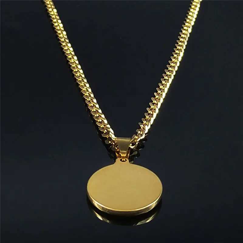 Archangel Saint Michael Stainless Steel Chain Necklace for Women/Men Gold Color Pendant Necklaces Jewelry colier homme NK62S02 W250612