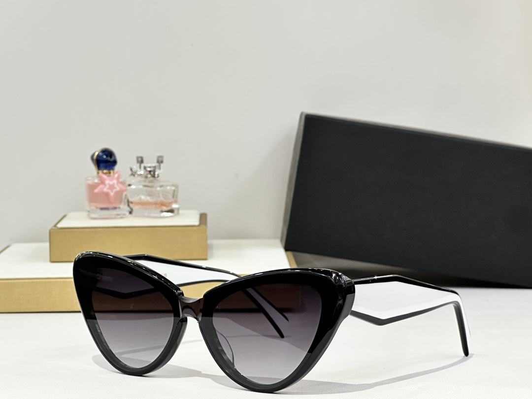 Sunglasses For Men Women Eyewear 206VS Designers Fashion Travel Beach Catwalk Style Goggles Anti-Ultraviolet CR39 Board Acetate Triangle Full Frame Random Box 206