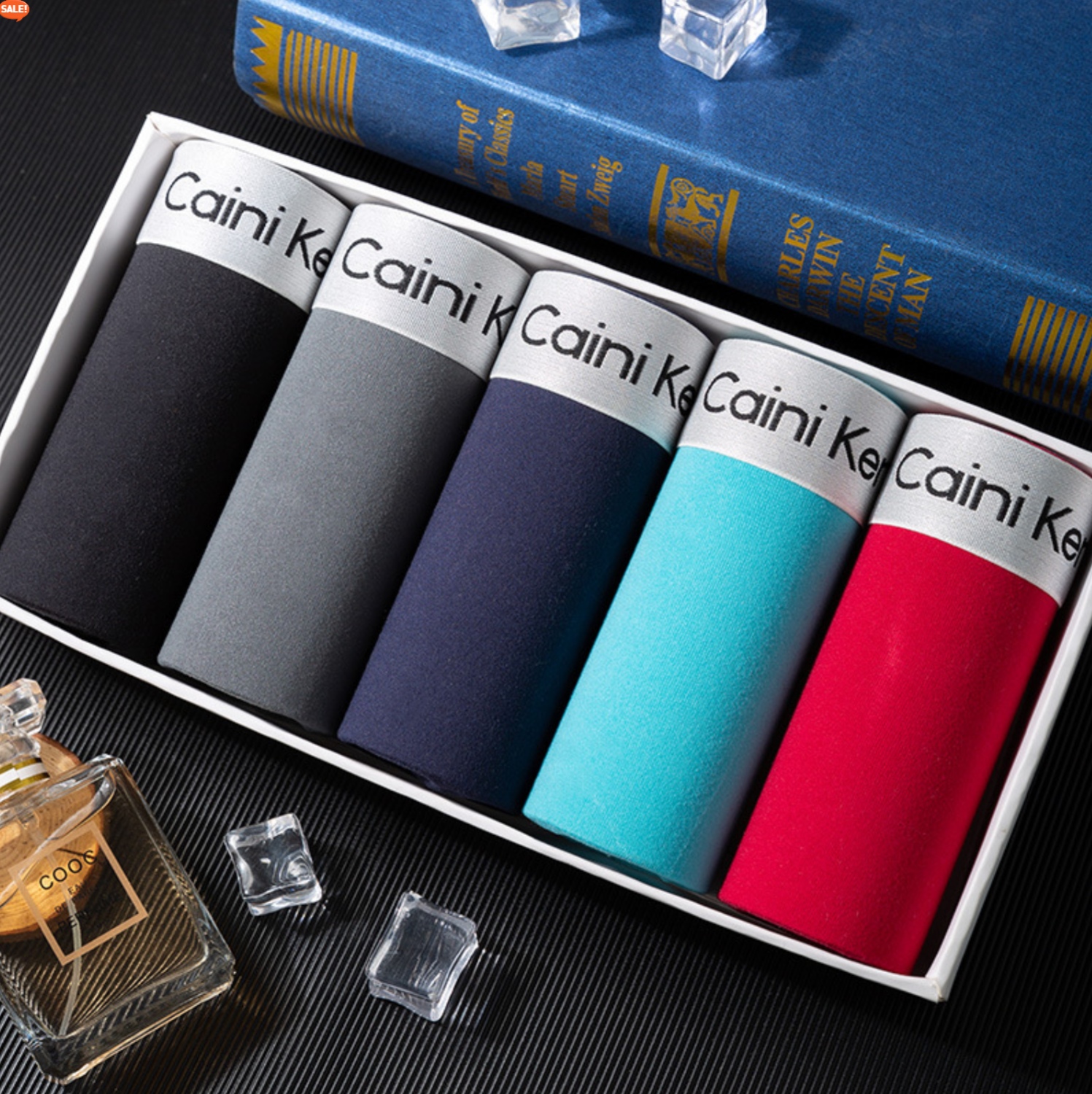 New Fashion Designer Underwear Men Boxer Shorts Men Soft Underwear Men Luxury Brand Comfort Boxer Shorts Men Multicolor Boxer Shorts Stripes